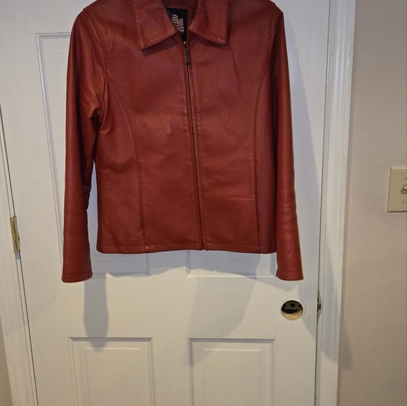 Leather Jacket by Leather U.S.A. Woman's Medium - Picture 2 of 13